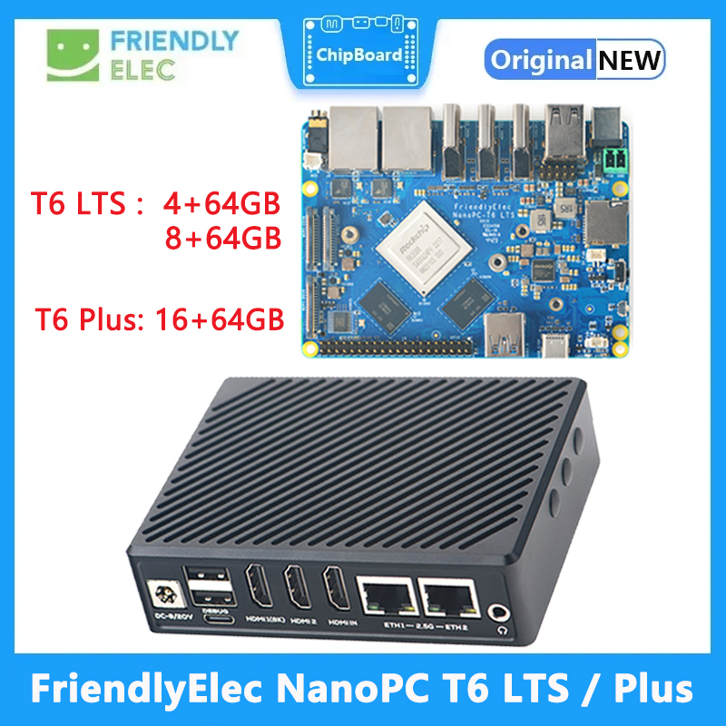 Nanopc T6 16Gb - Płytka FriendlyElec NanoPC T6 LTS/Plus Rockchip