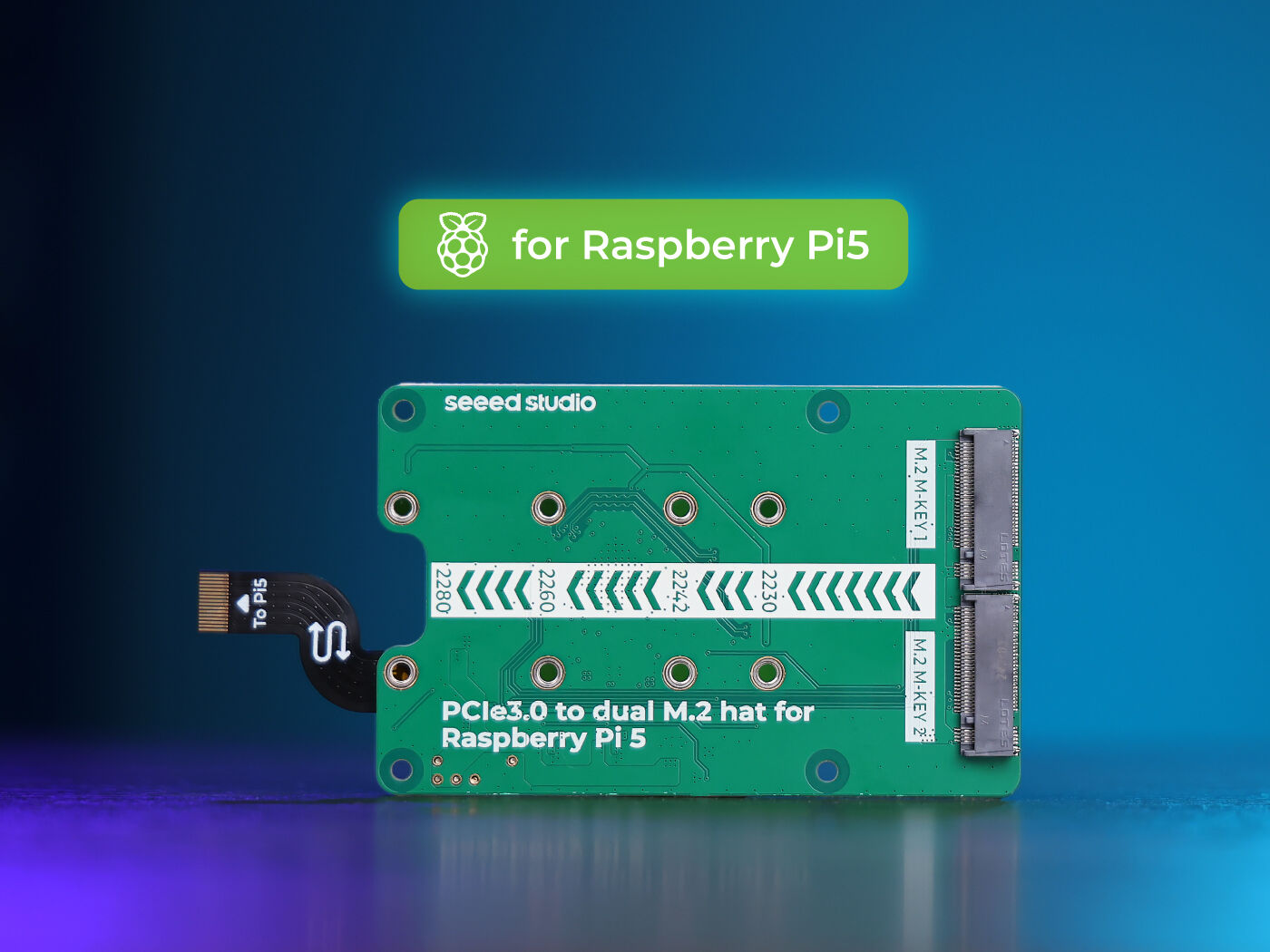 Turing Pi 2 - Przełącznik PCIe 3.0 na podwójny M.2