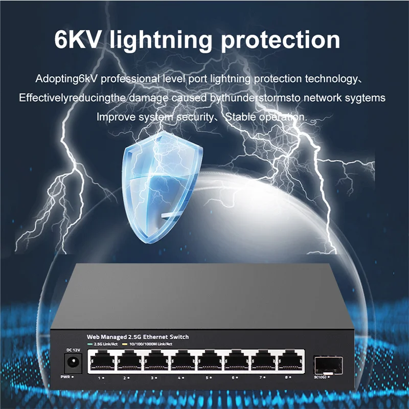 ONTi 2.5GbE – zarządzany przeł – Sfp+ 10G Managed Switch 8 Port recenzja i cena