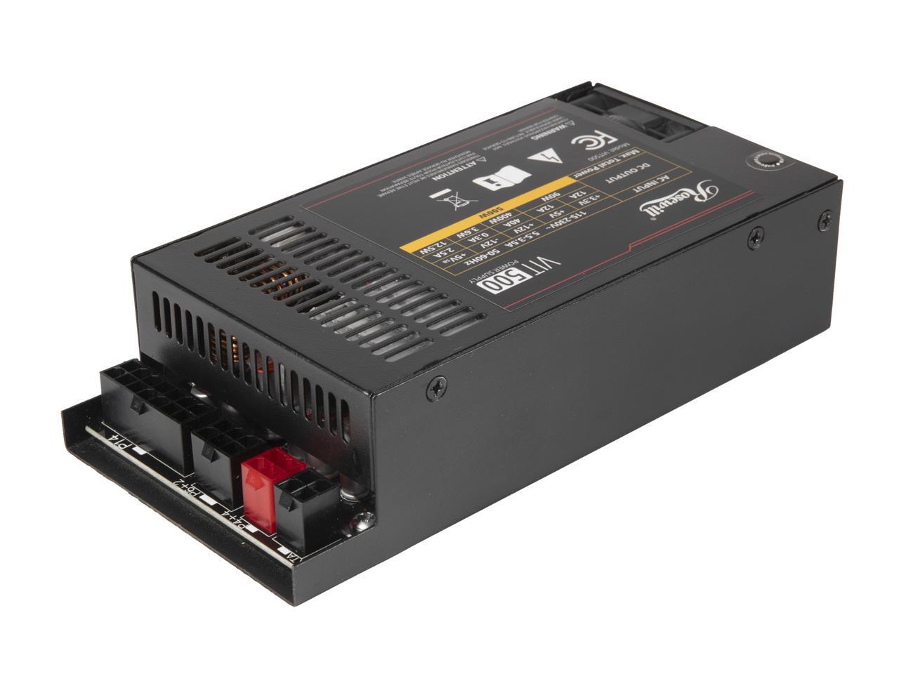 Rosewill VIT 500W, Mini ITX/Fl – Atx Power Supply 1U Flex 500W recenzja i cena