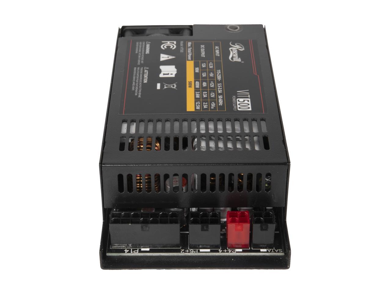 Rosewill VIT 500W, Mini ITX/Fl – Atx Power Supply 1U Flex 500W recenzja i cena