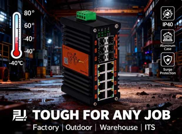 Przemysłowy przełącznik PoE za – Managed Gigabit Poe Switch 8 Port 802.3At recenzja i cena