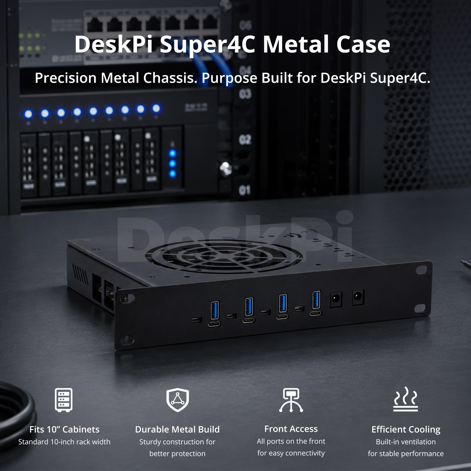 Metalowa obudowa DeskPi dla pł – Deskpi Super6C recenzja i cena