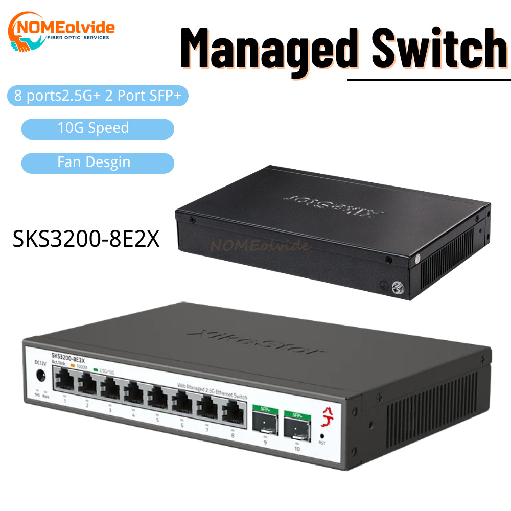 SKS3200 XikeStor 10-portowy pr – Sfp+ 10G Managed Switch 8 Port recenzja i cena